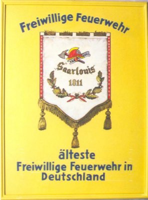 Fahne Feuerwehr Saarlouis