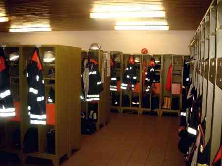 Umkleideraum Feuerwache Ost